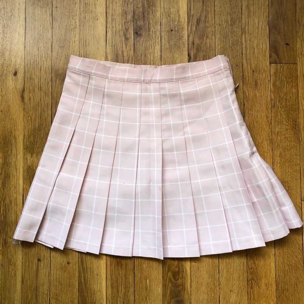 Pleated Mini Skirt